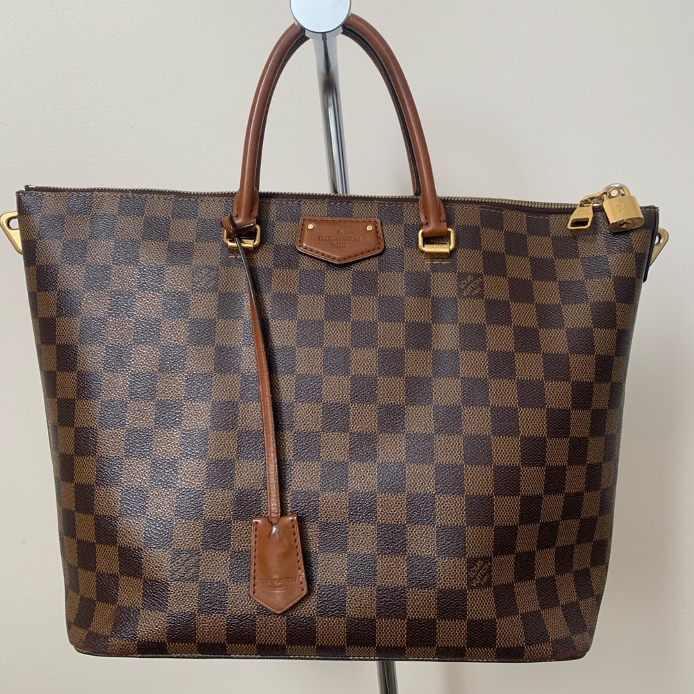 Louis Vuitton Belmont Damier Ebene Tote Bag